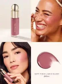 Rare Beauty Liquid Blusher Is Easy To Apply Gives A Natural Makeup Look and Is Not Prone To Dullness Mirror-like Smooth Lipstick