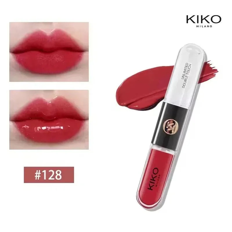 Kiko Double Headed Lipstick Transparent Mirror Lip Gloss